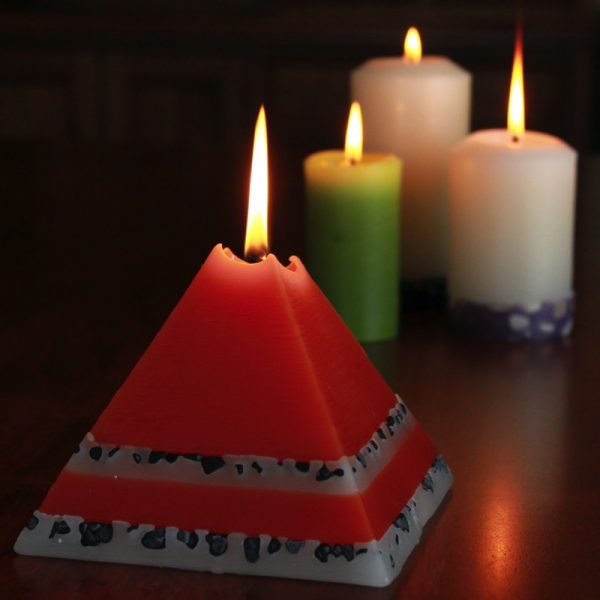 Integrity candles began making candles in 2008, selling at laocal markets.